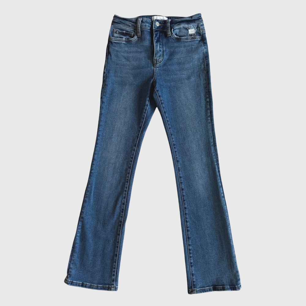 Vervet Flying Monkey Medium Wash Bootcut Jeans Size 26 boho cowgirl Western